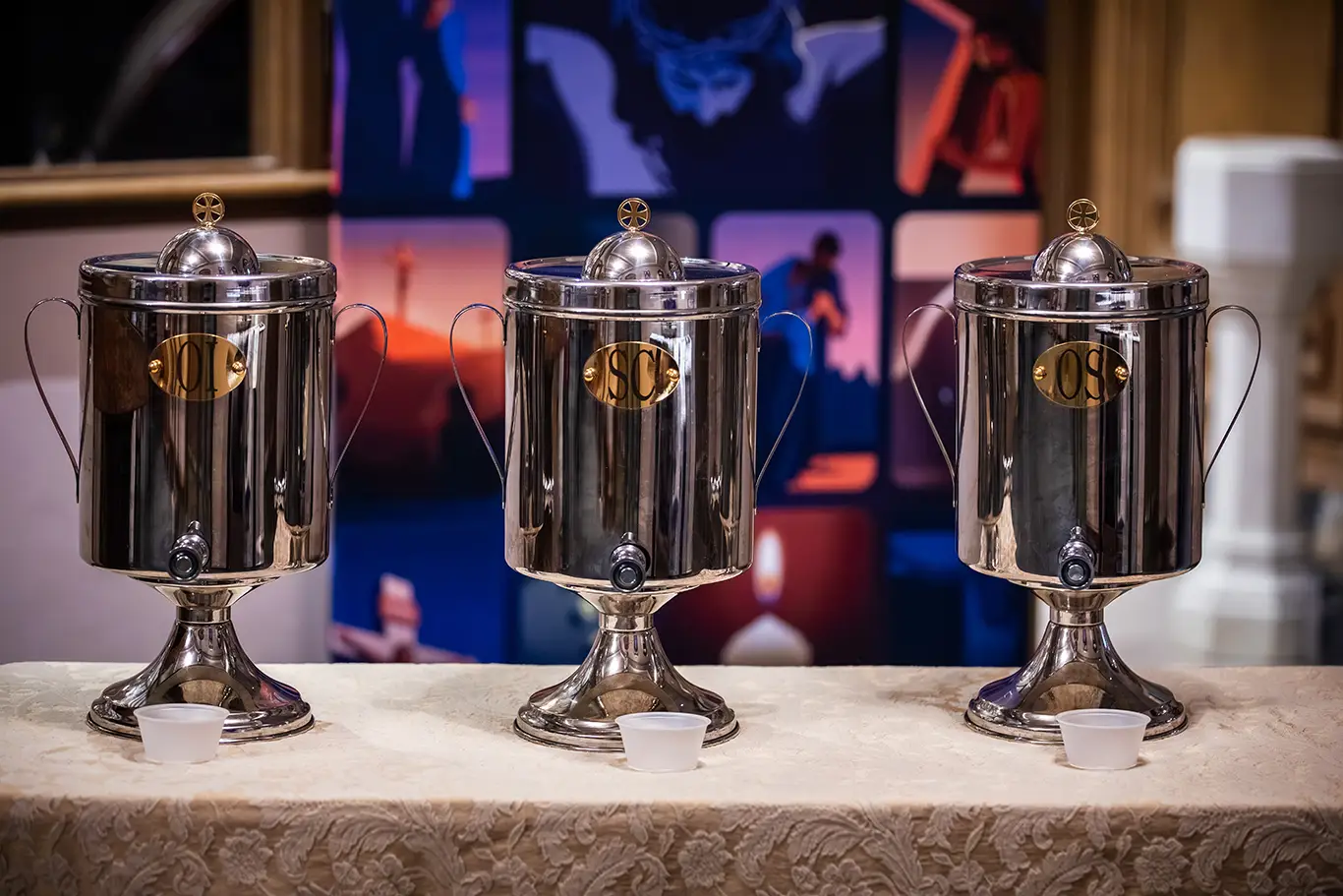 Chrism Oils at the Diocese of Shreveport Chrism Mass, March 2026