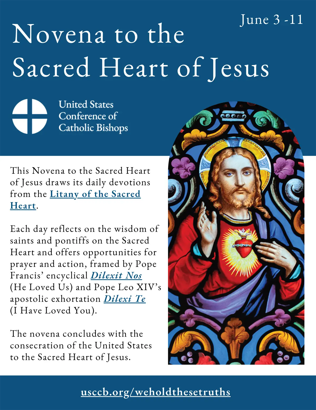 Sacred Heart of Jesus Image and Information about Novena