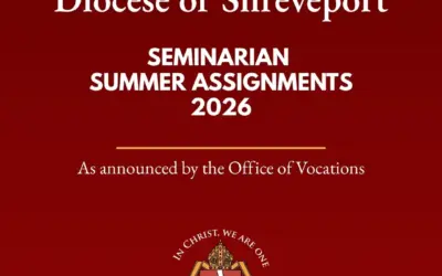 Seminarian Summer Assignments 2026