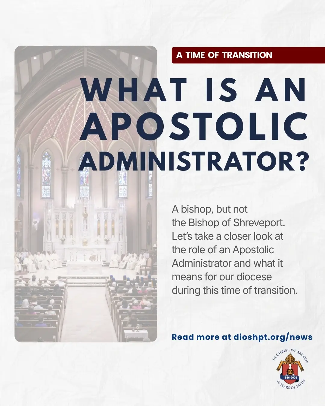 What is an Apostolic Administrator copy